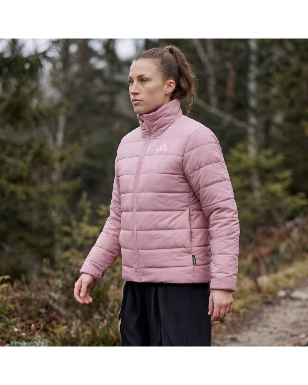Adidas Originals Pink Terrex Multi Essentials Insulated Jacket