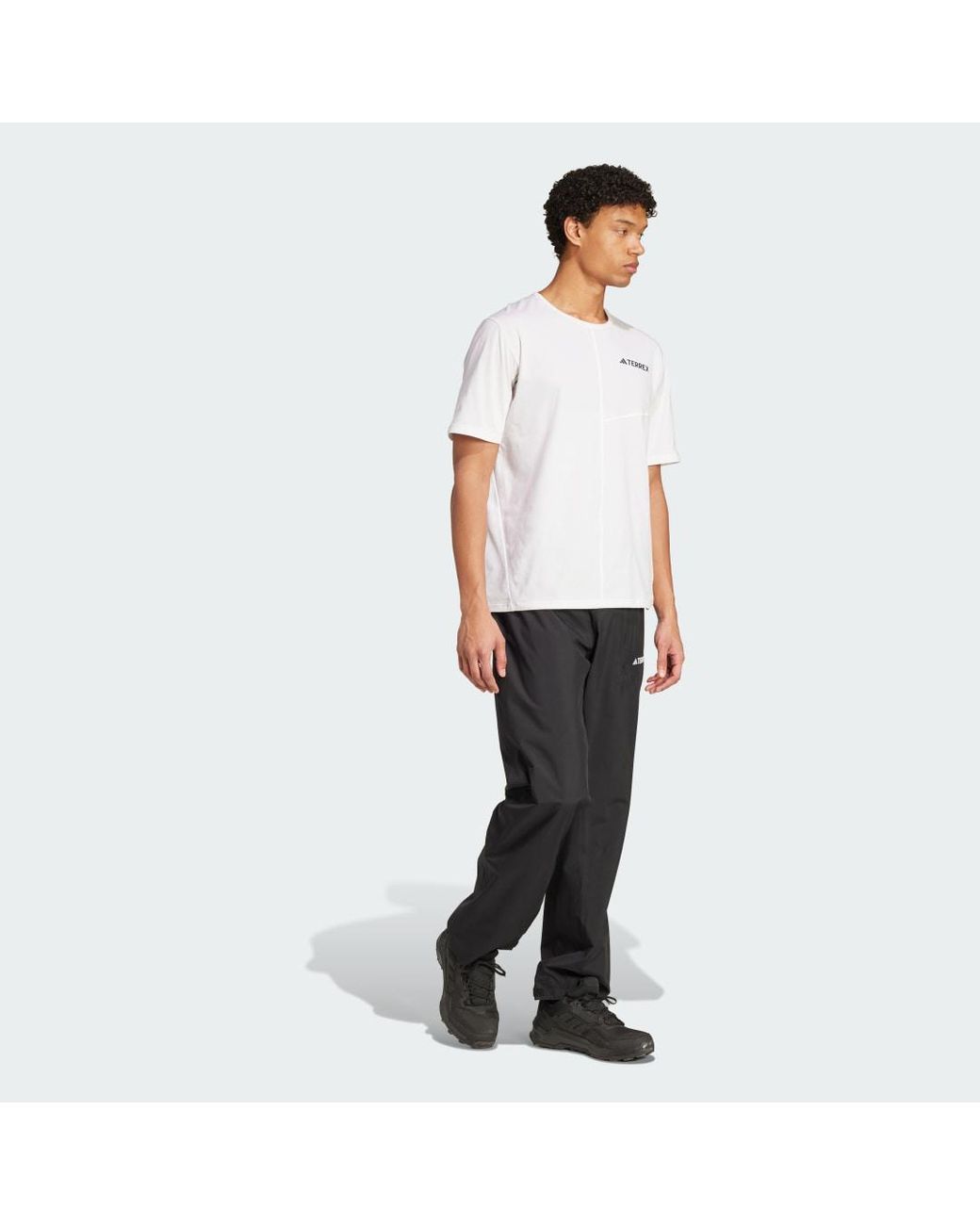Adidas Gray Terrex Multi Climaproof Two-Layer Rain Tracksuit Bottoms 2.0 for men