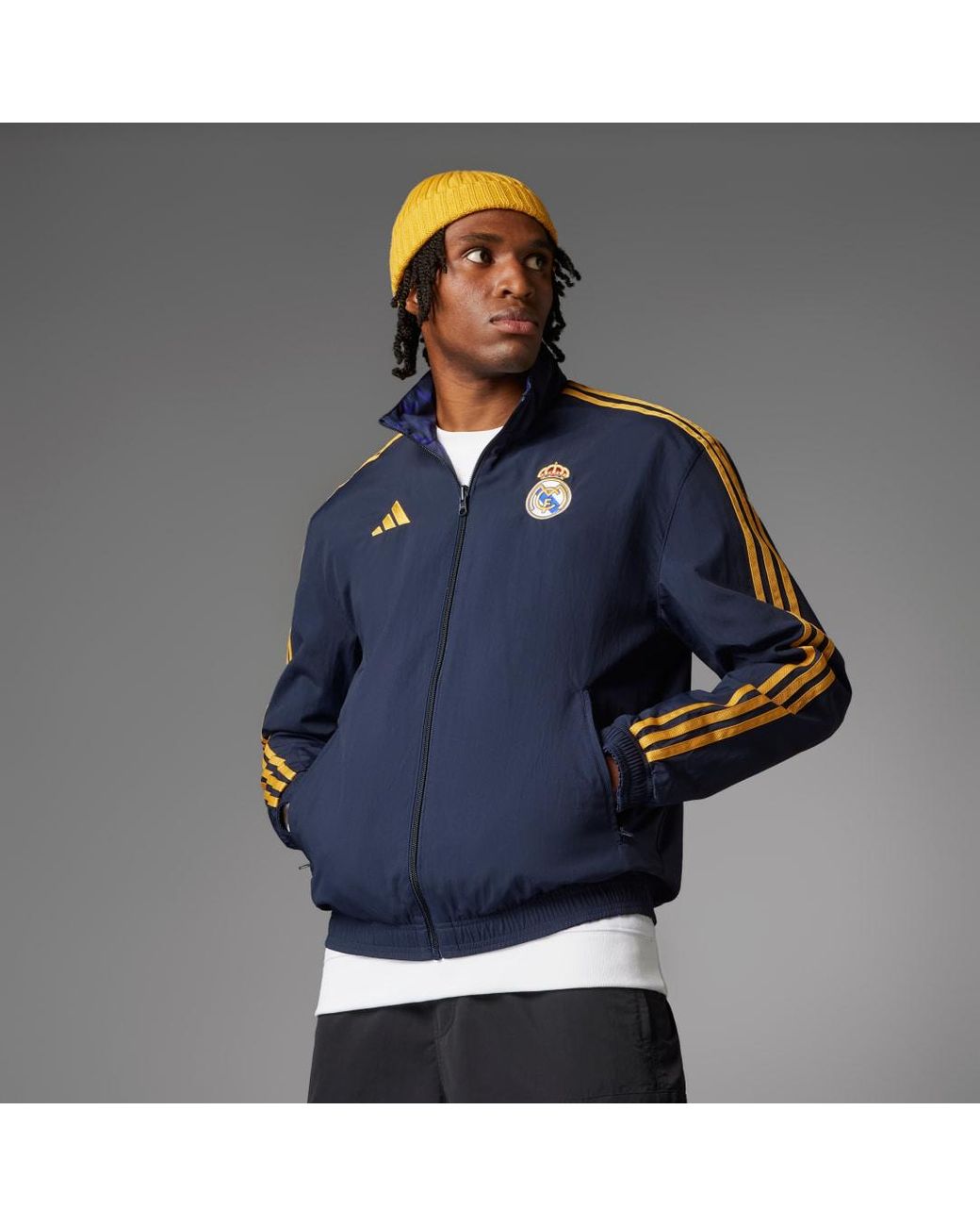 Giacca adidas top con pelo