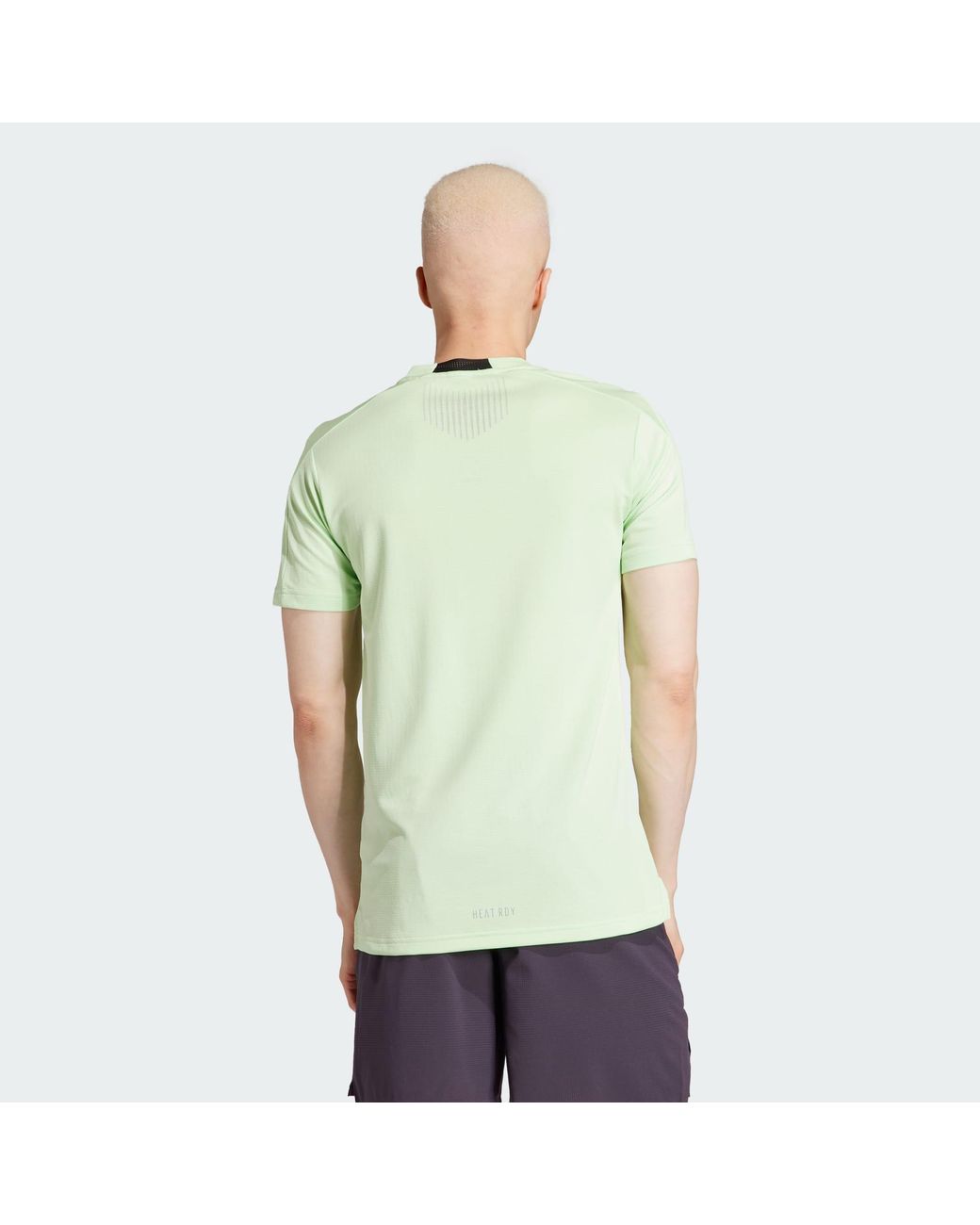 adidas Designed For Training Hiit Workout Heat.rdy T-shirt in Green for Men