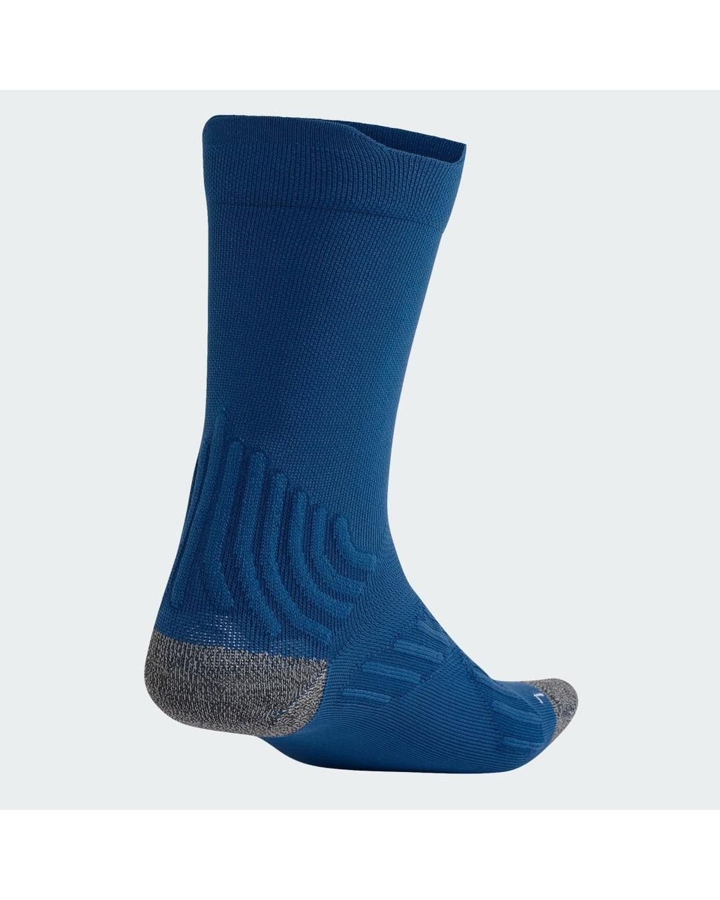 Adidas Blue Running Comfy Crew Sock