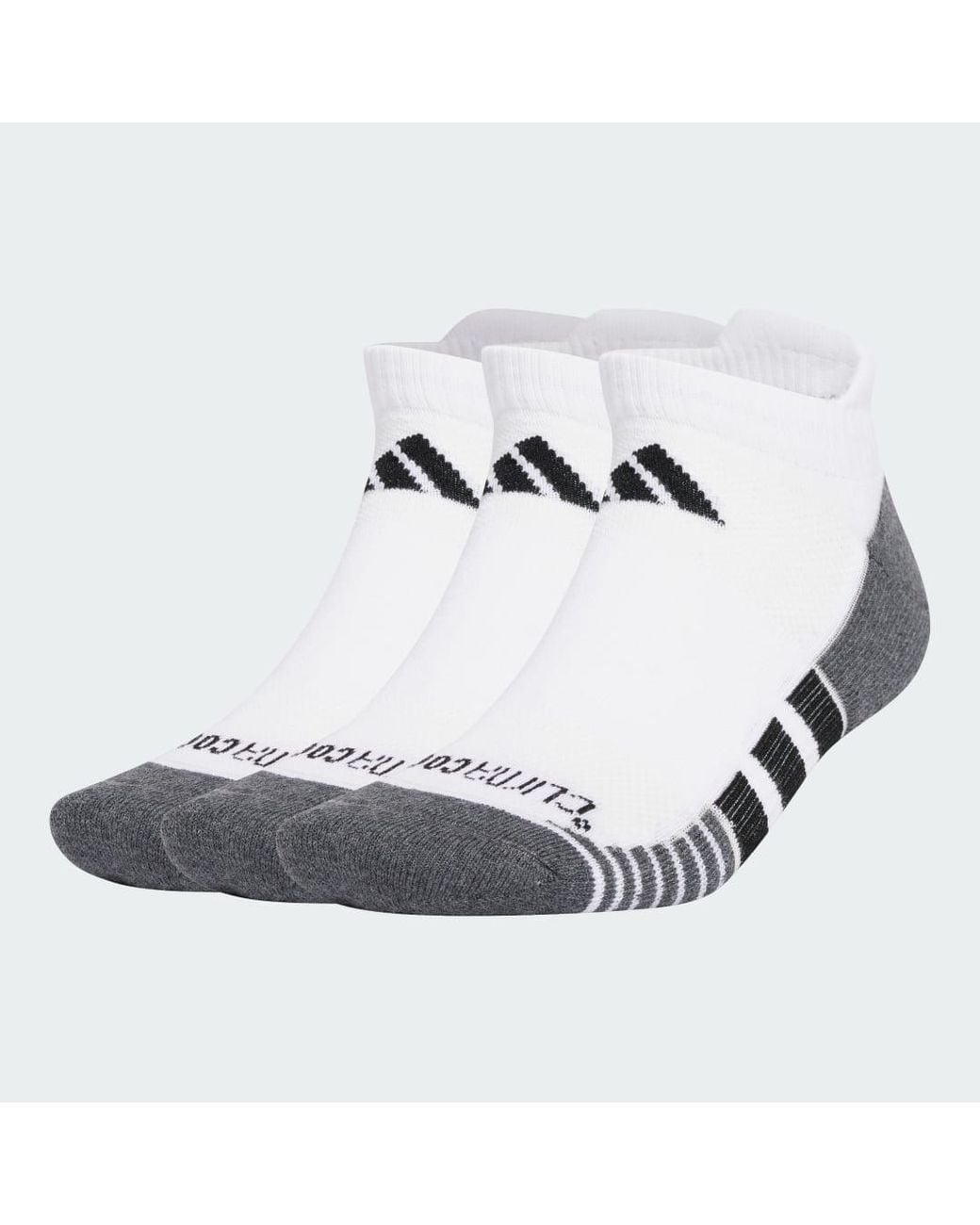 Adidas Originals White Performance Climacool Cushioned Low Socks 3 Pairs