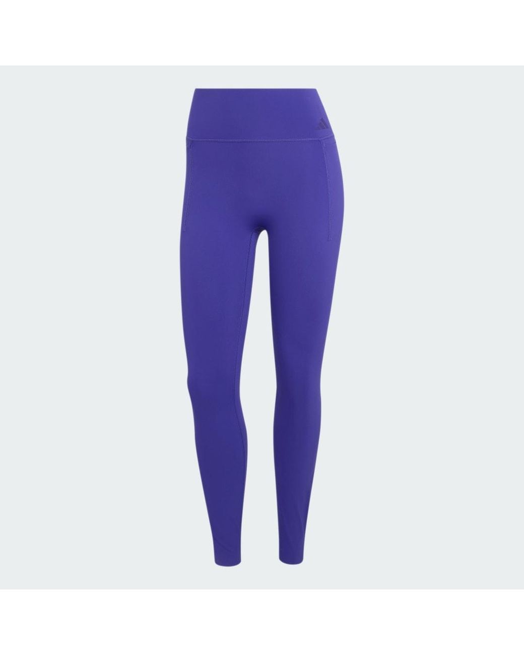 Adidas Purple Optime Workout Contour Full Length Leggings
