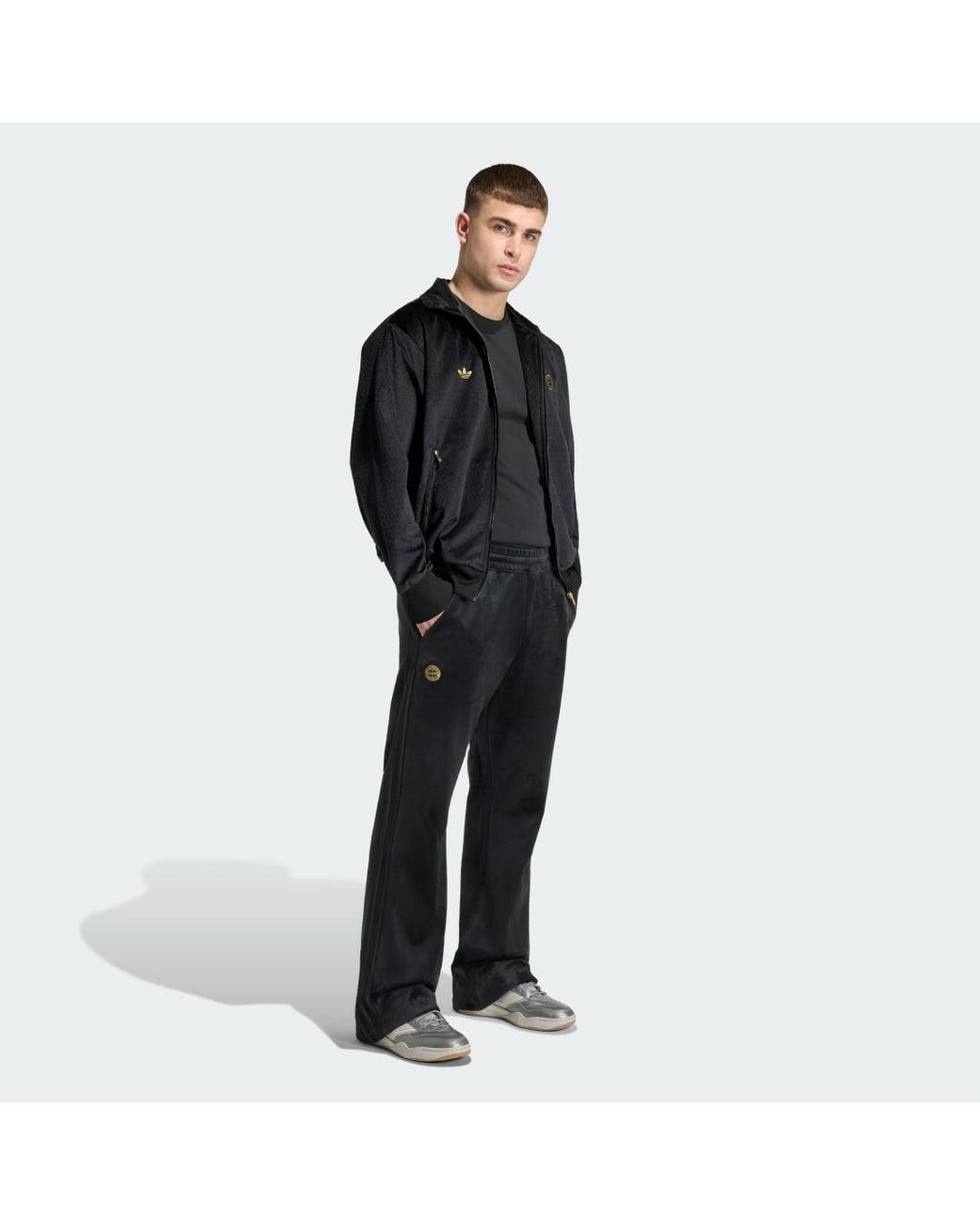Adidas Black Fc Bayern Track Top for men