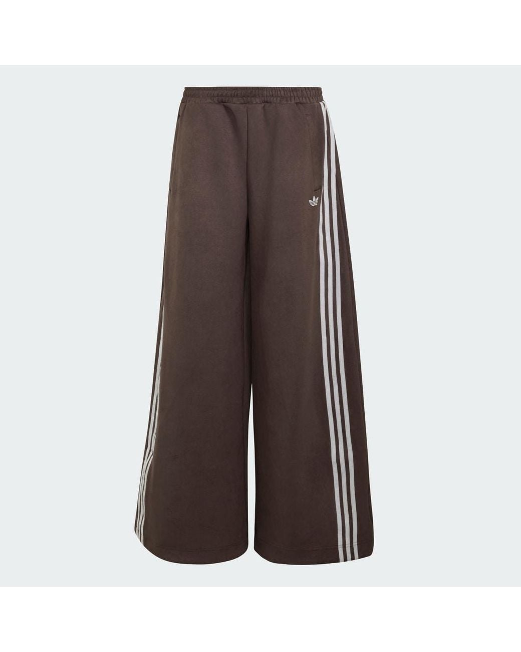 Adidas Brown Adilenium Season 6 Faux Suede Track Pant