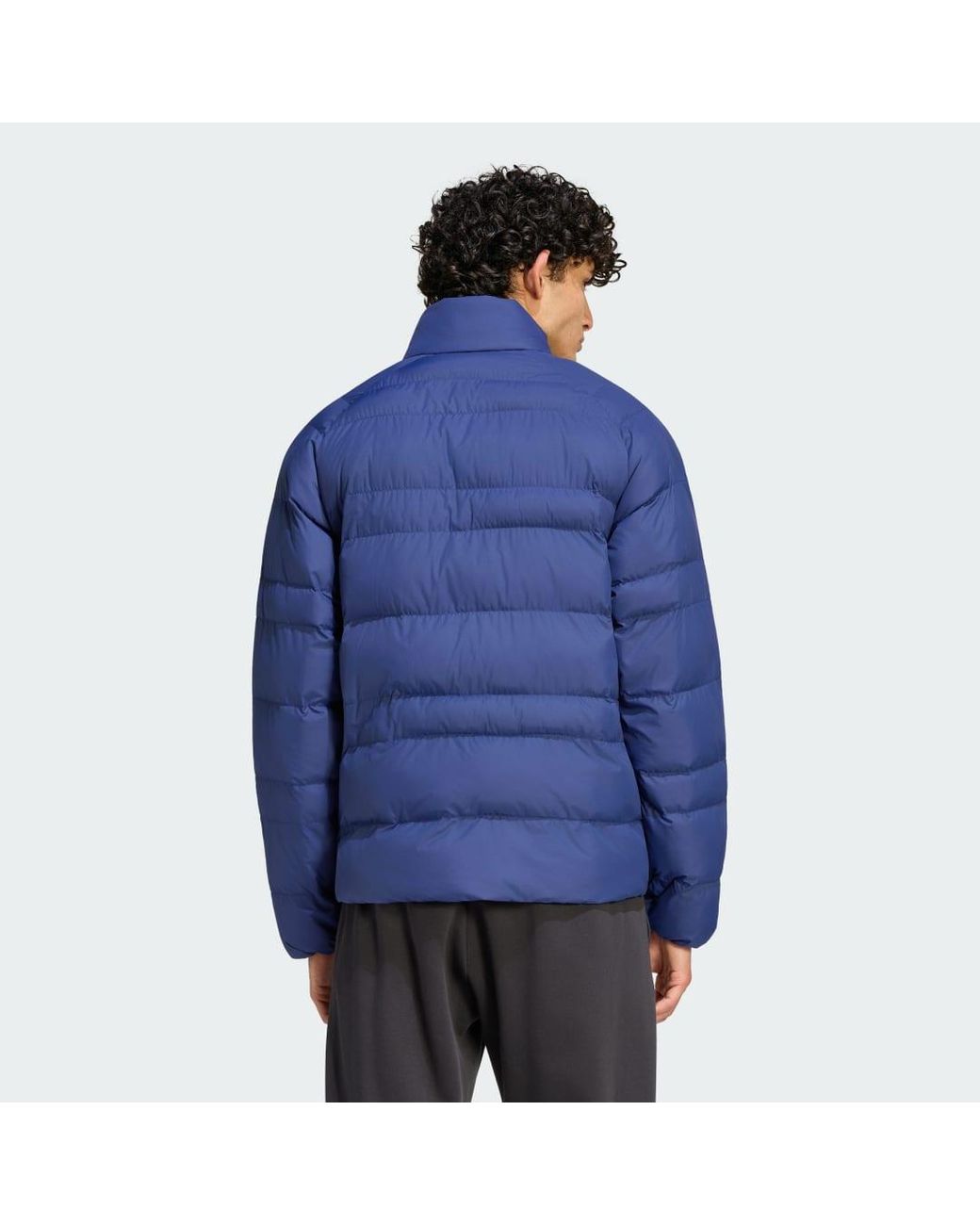 Adidas Blue Essentials Packable Insulated Jacket for men