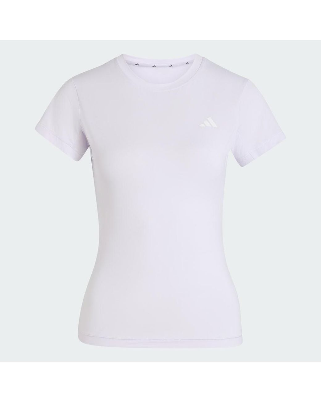 Adidas White Primelift Essentials Workout Contour T-Shirt