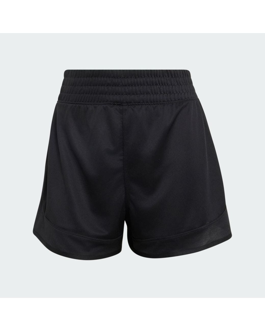 Adidas Blue Pacer Essentials Knit High Rise Shorts