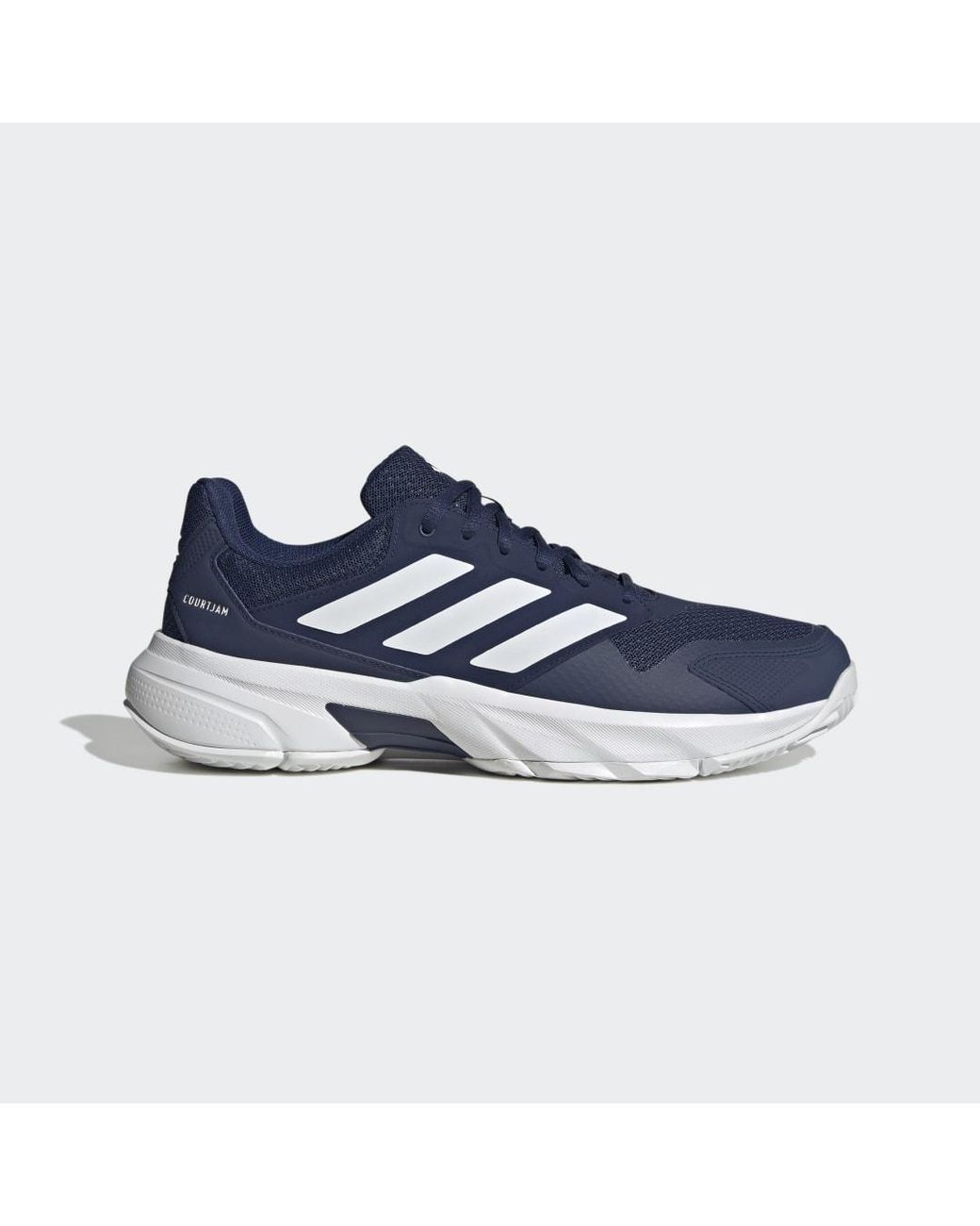 Adidas Blue Courtjam Control 3 Tennis Shoes for men