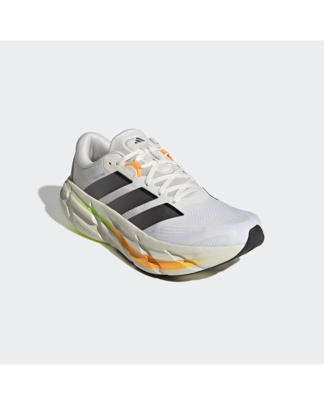 Adidas White Adistar 5 Running Shoes for men