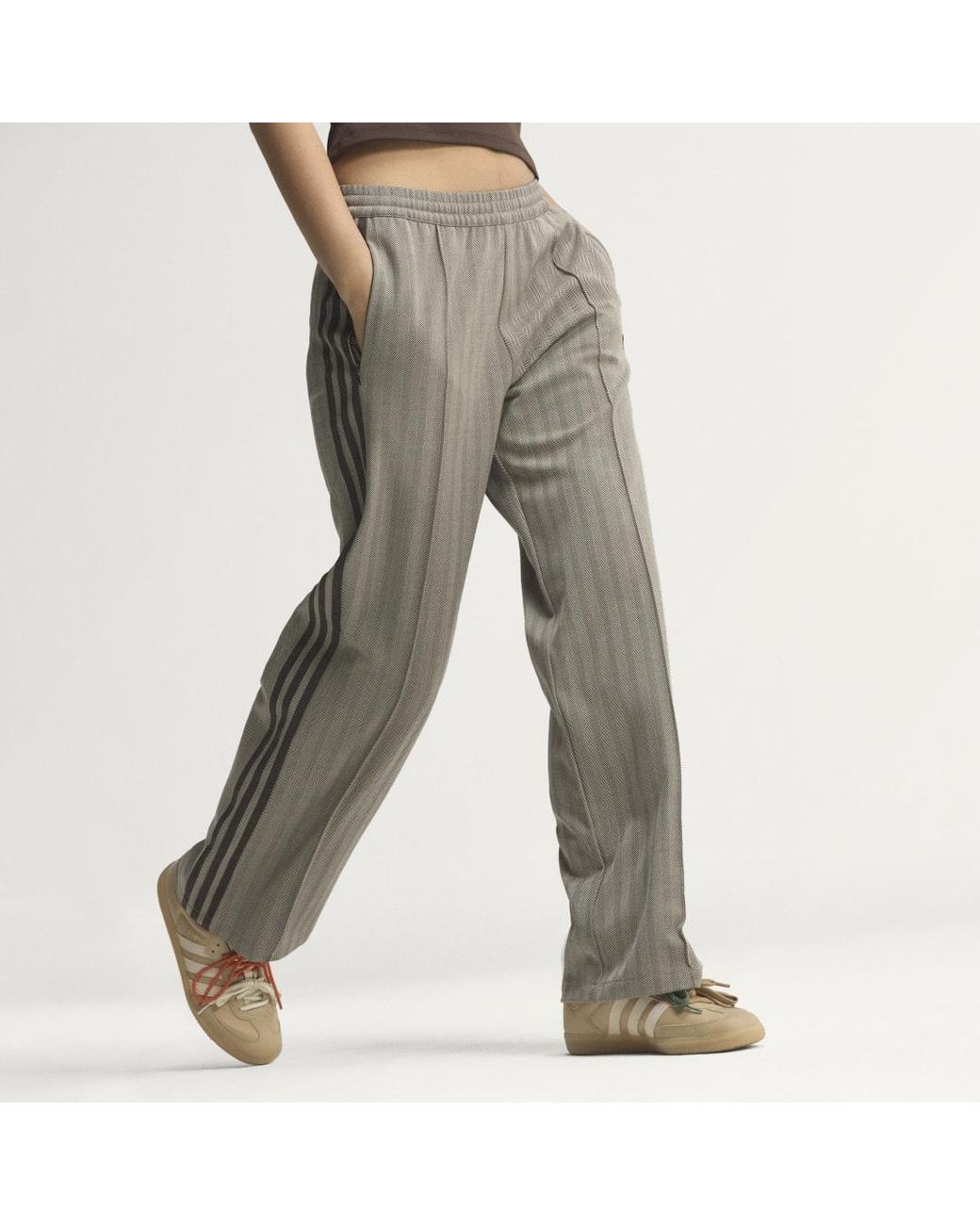 Adidas Gray Trackpant Og Tweed