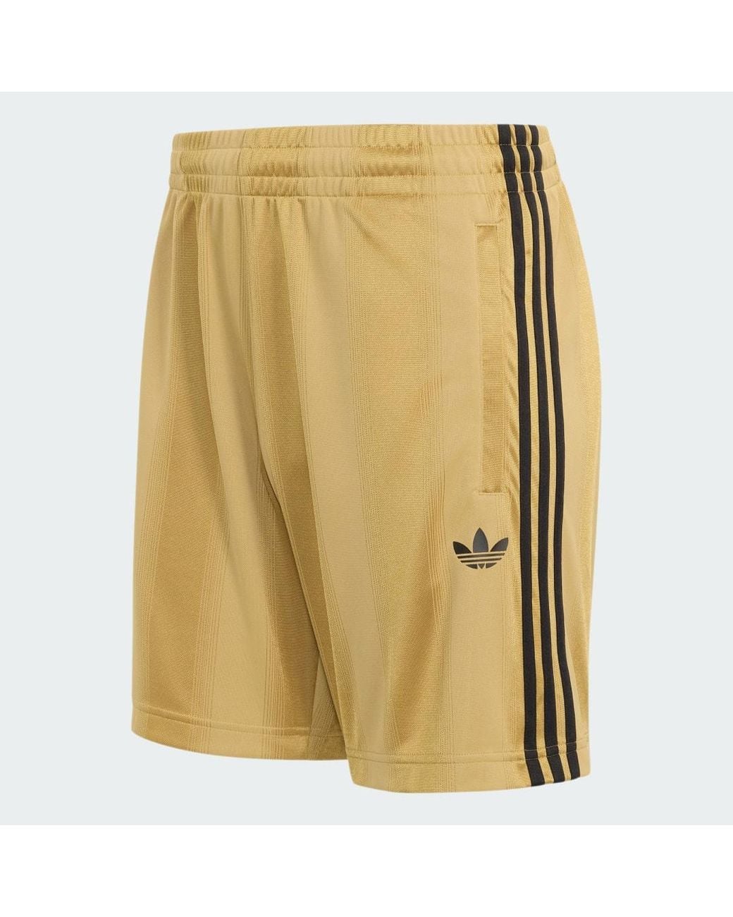 Adidas Natural Adicolor Jacquard Shorts for men