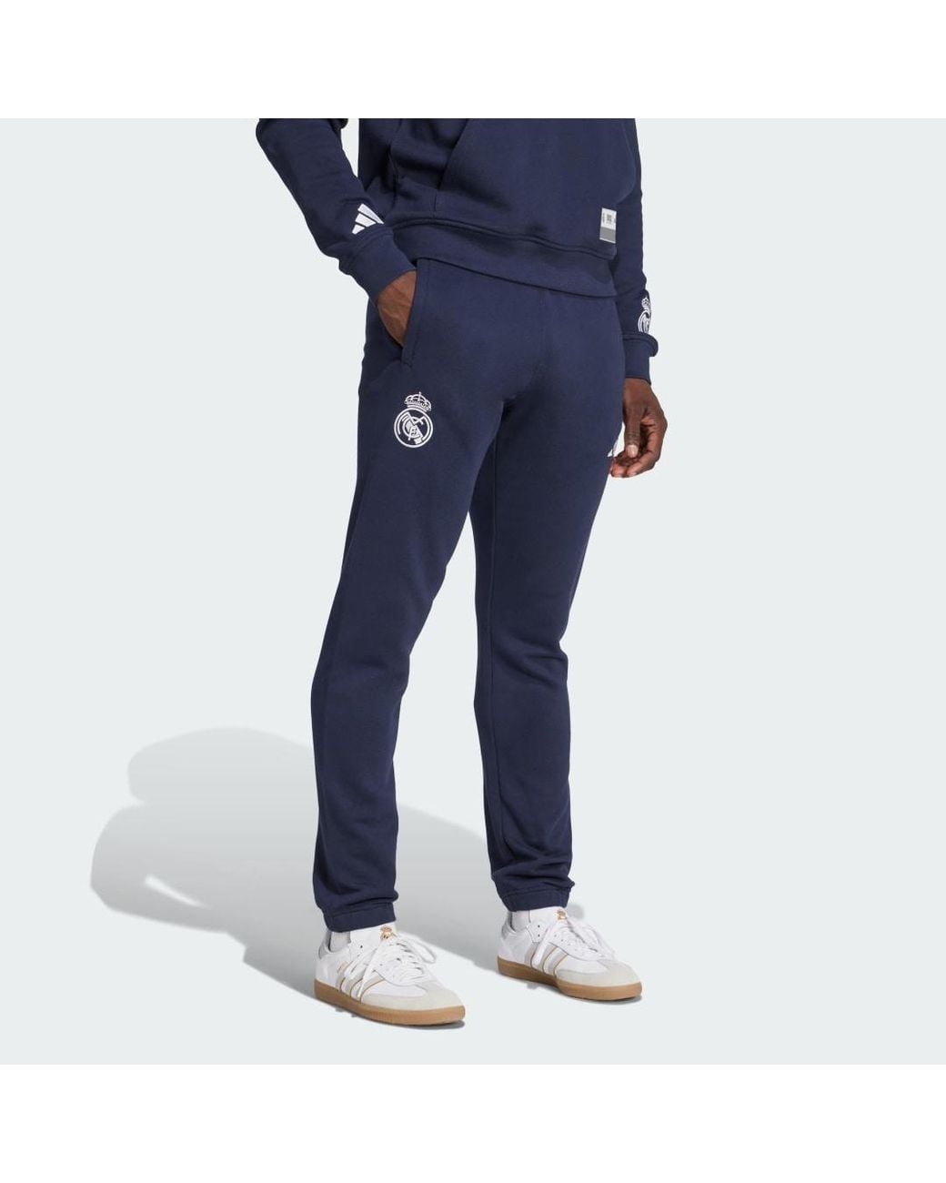 Adidas Blue Real Madrid Us Pack Tracksuit Bottoms for men