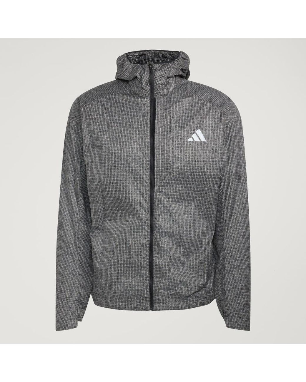 Adidas Gray Adi365 Full Reflective Jacket for men
