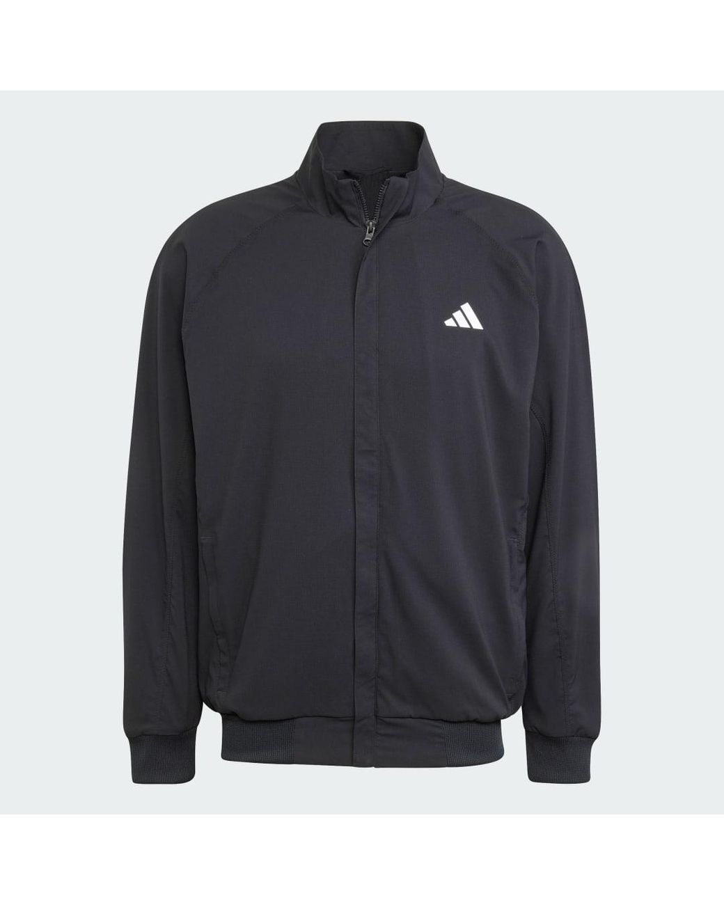 Adidas Black Tennis Walk-On Jacket for men