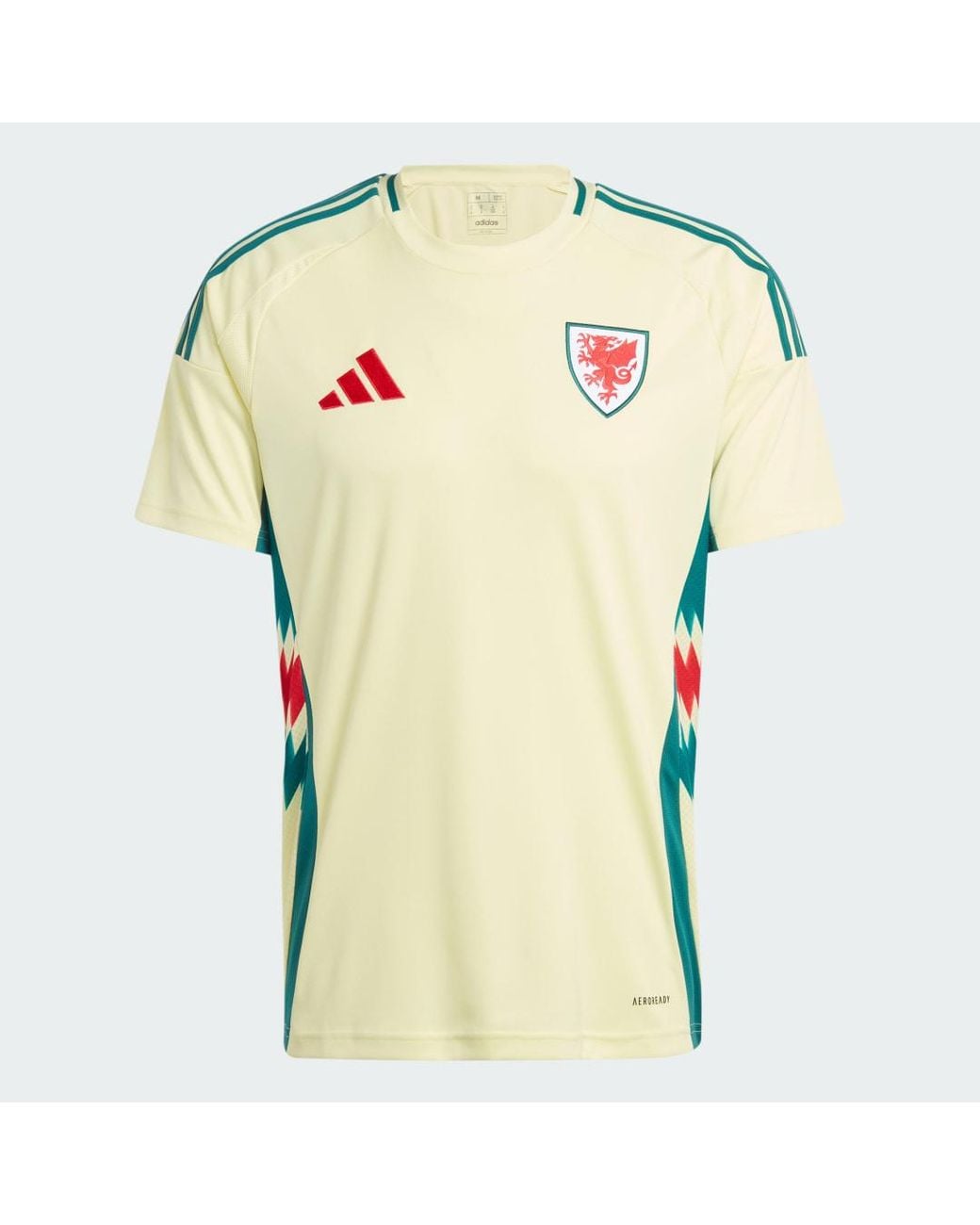 Adidas Yellow Wales 24 Away Jersey for men