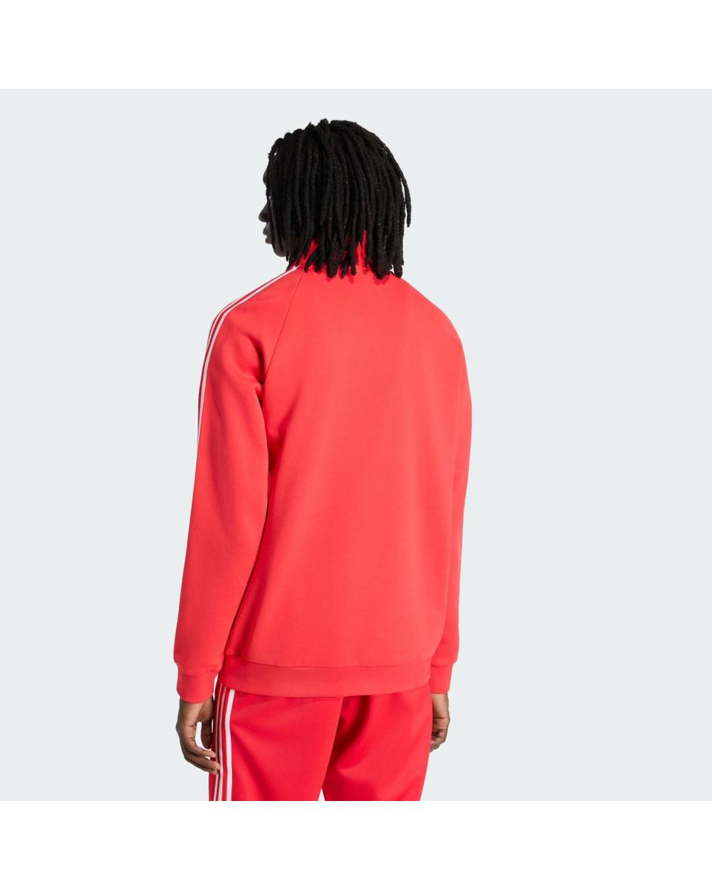 Adidas Red Liverpool Fc Originals Half Zip Top for men