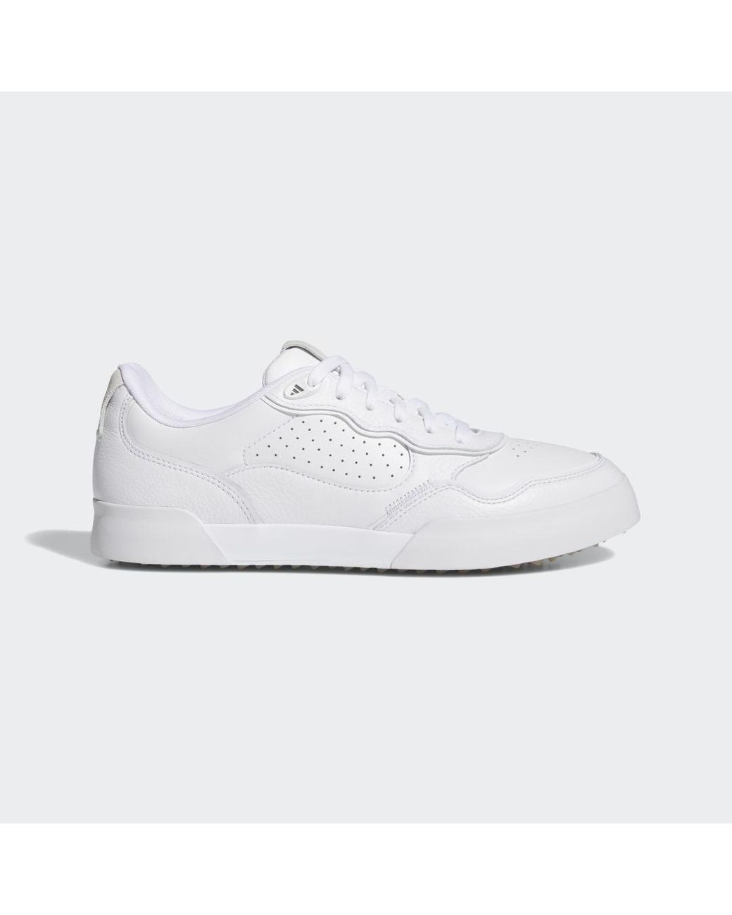 Adidas White Retrocross 25 Spikeless Golf Shoes for men