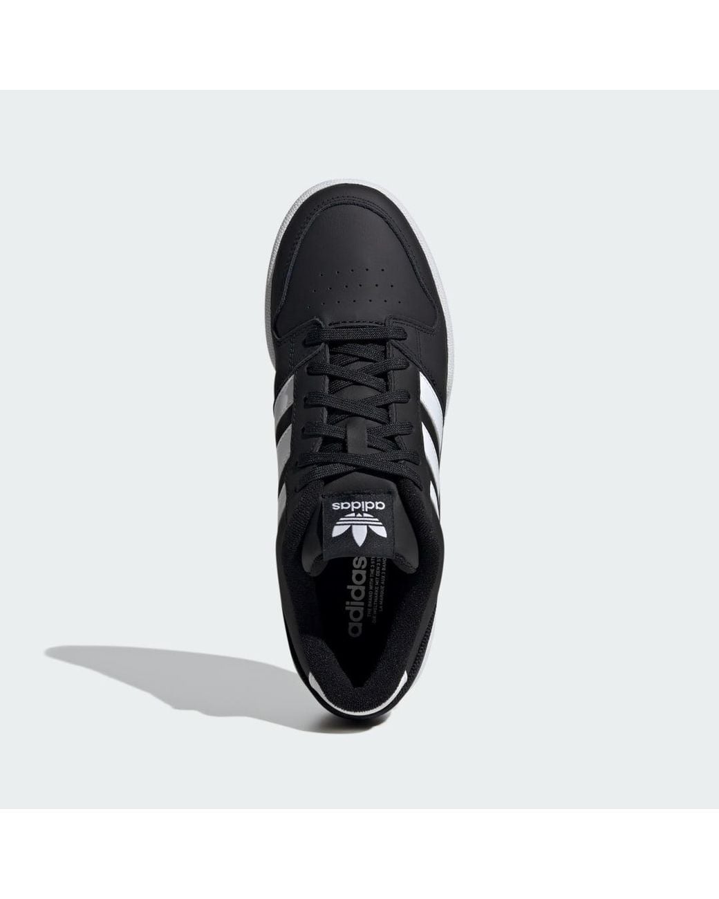 Adidas Black Team Court 2.0 Str Shoes for men
