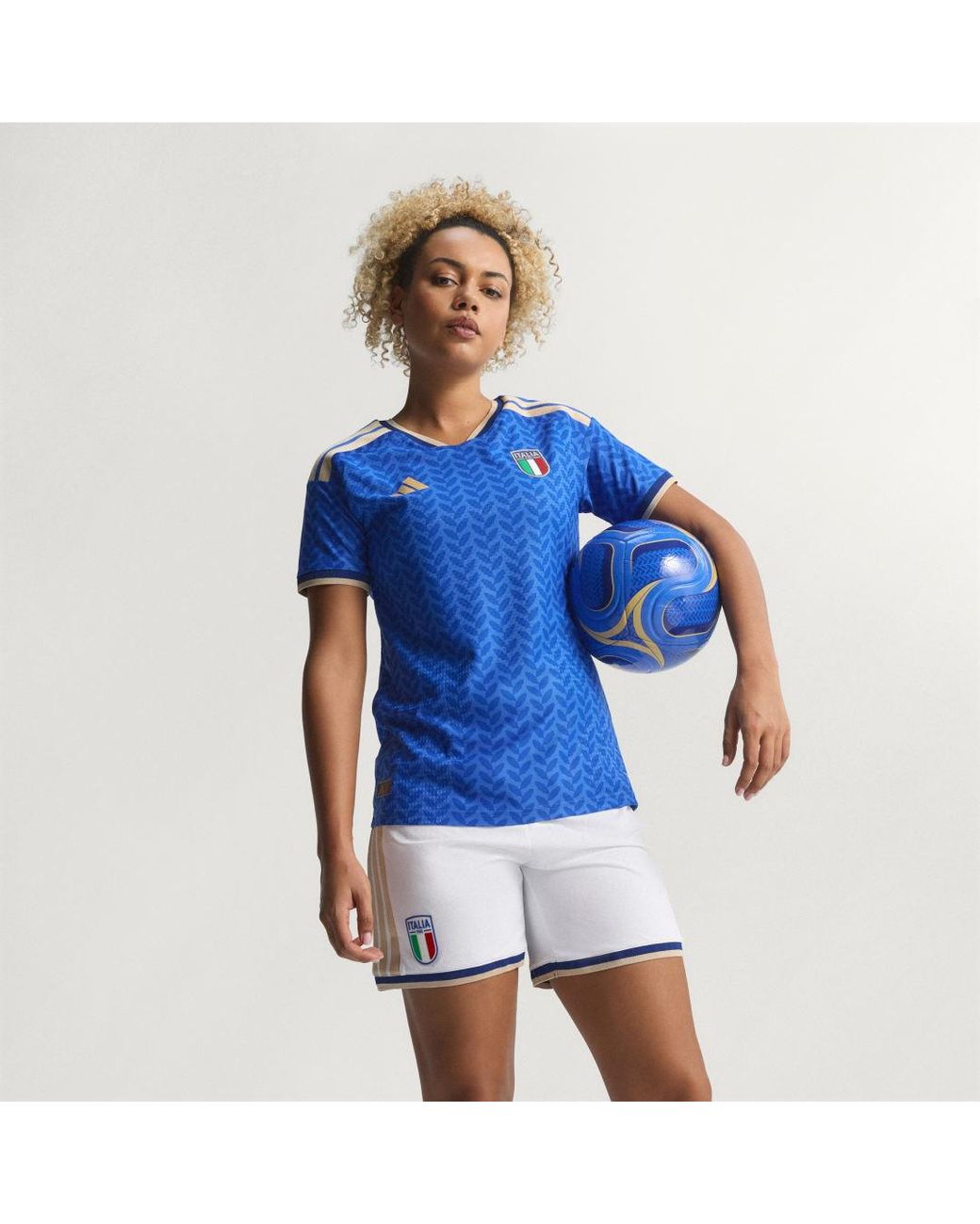 Adidas Blue Italy 26 'S Team Home Authentic Jersey