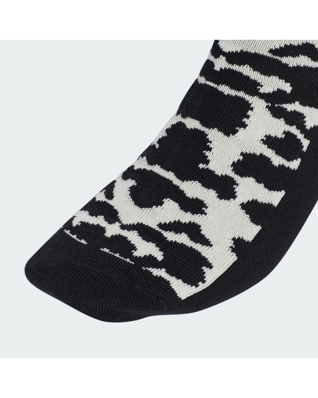 Adidas Black Animal Graphic Crew Sock 2 Pairs