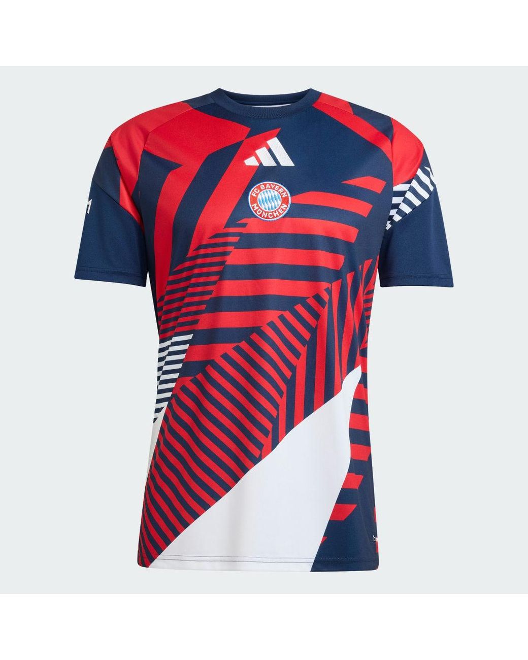 Adidas Blue/red Bayern Munich 2026/27 Pre-match Home Training Jersey for men