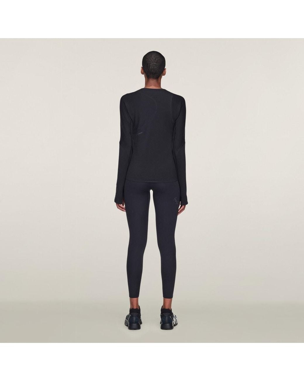 Adidas Black Y-3 Running Long Sleeve T-Shirt