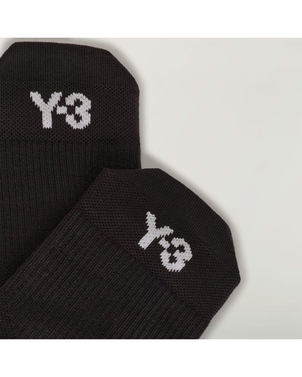 Adidas Black Y-3 Running Socks
