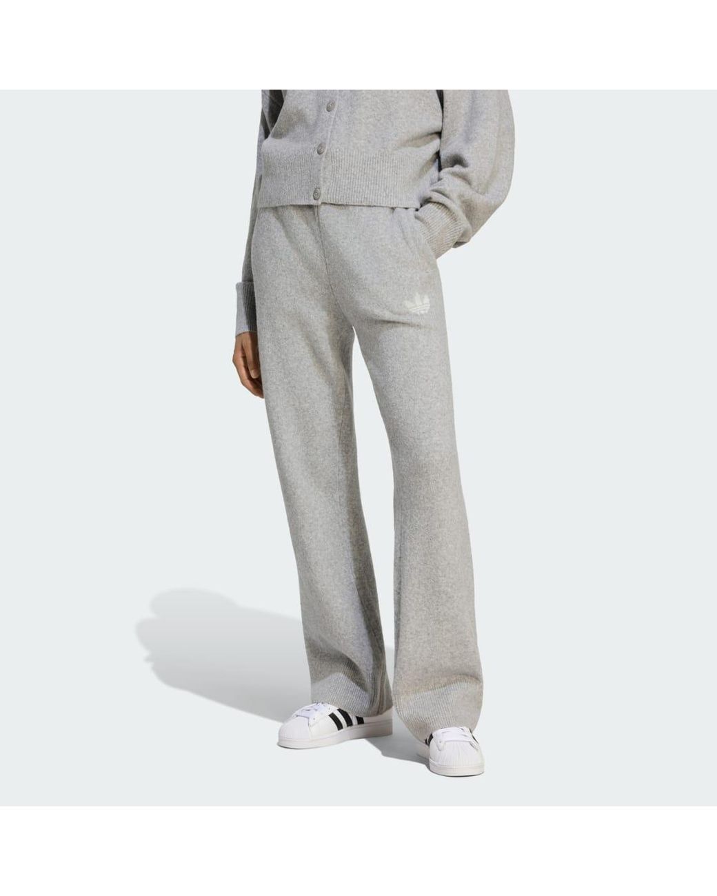 Adidas Gray Essentials Knit Pant