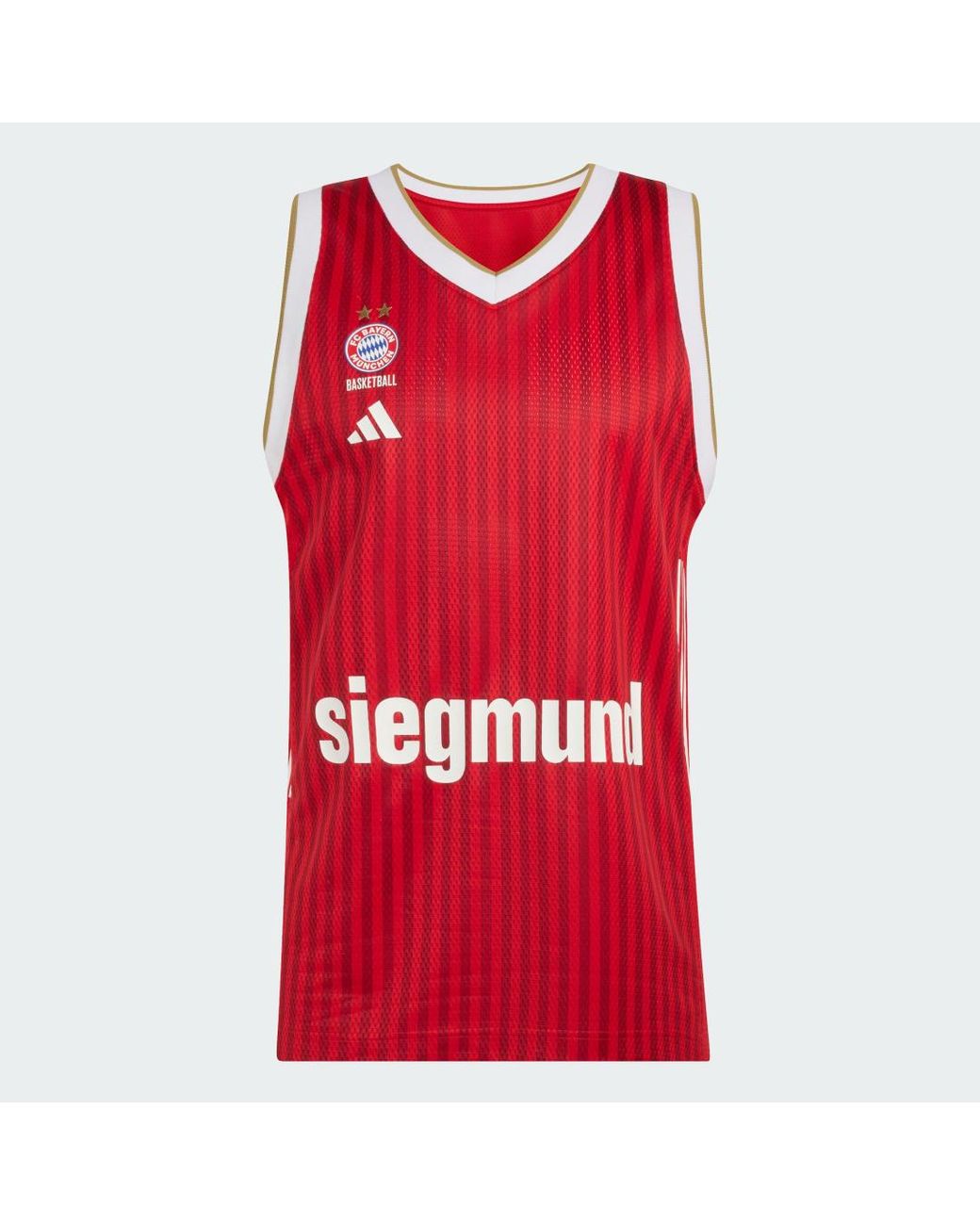 Adidas Red Fc Bayern Munich Bb Home Jersey for men