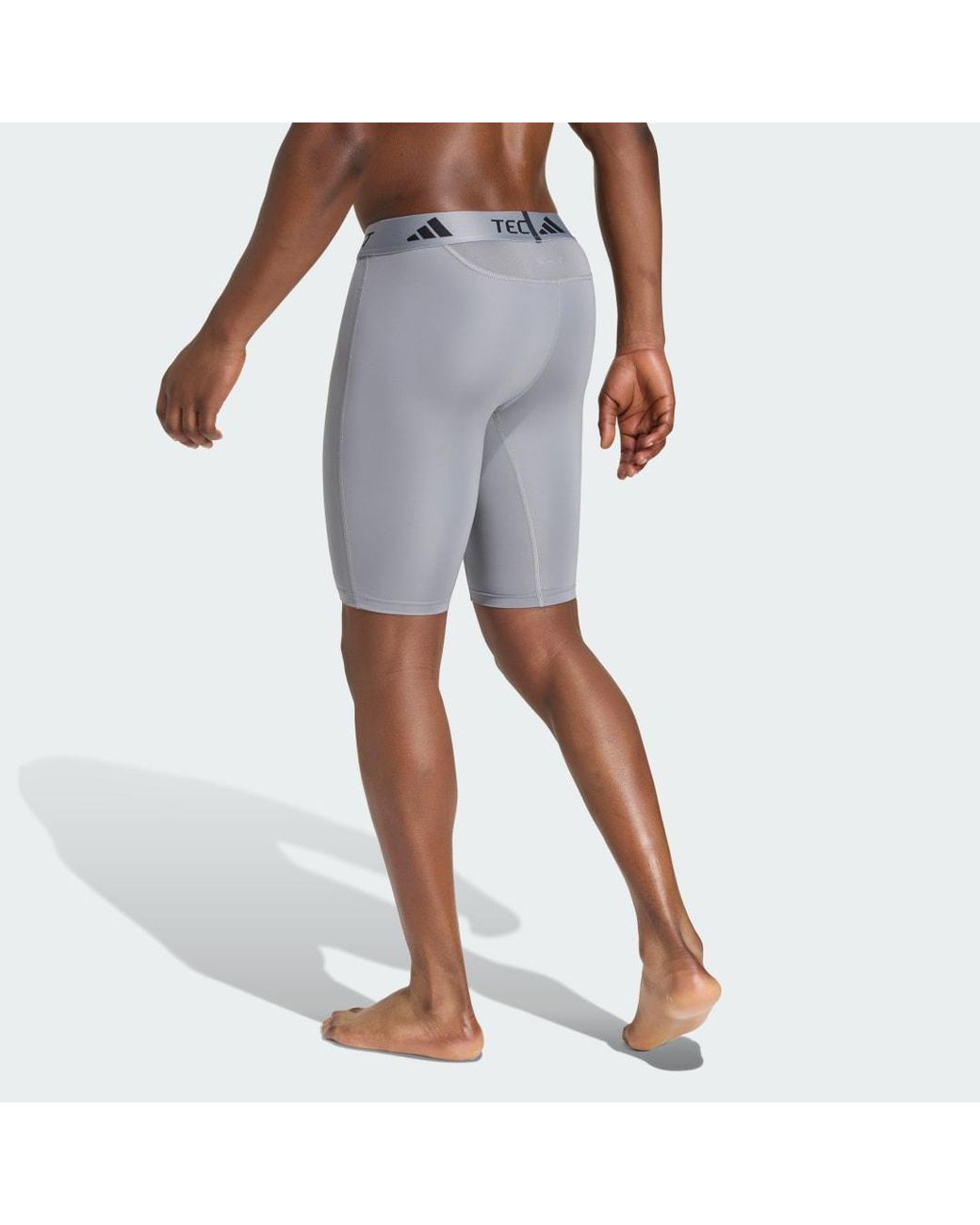 Adidas Blue Techfit Compression Training Short Tights for men