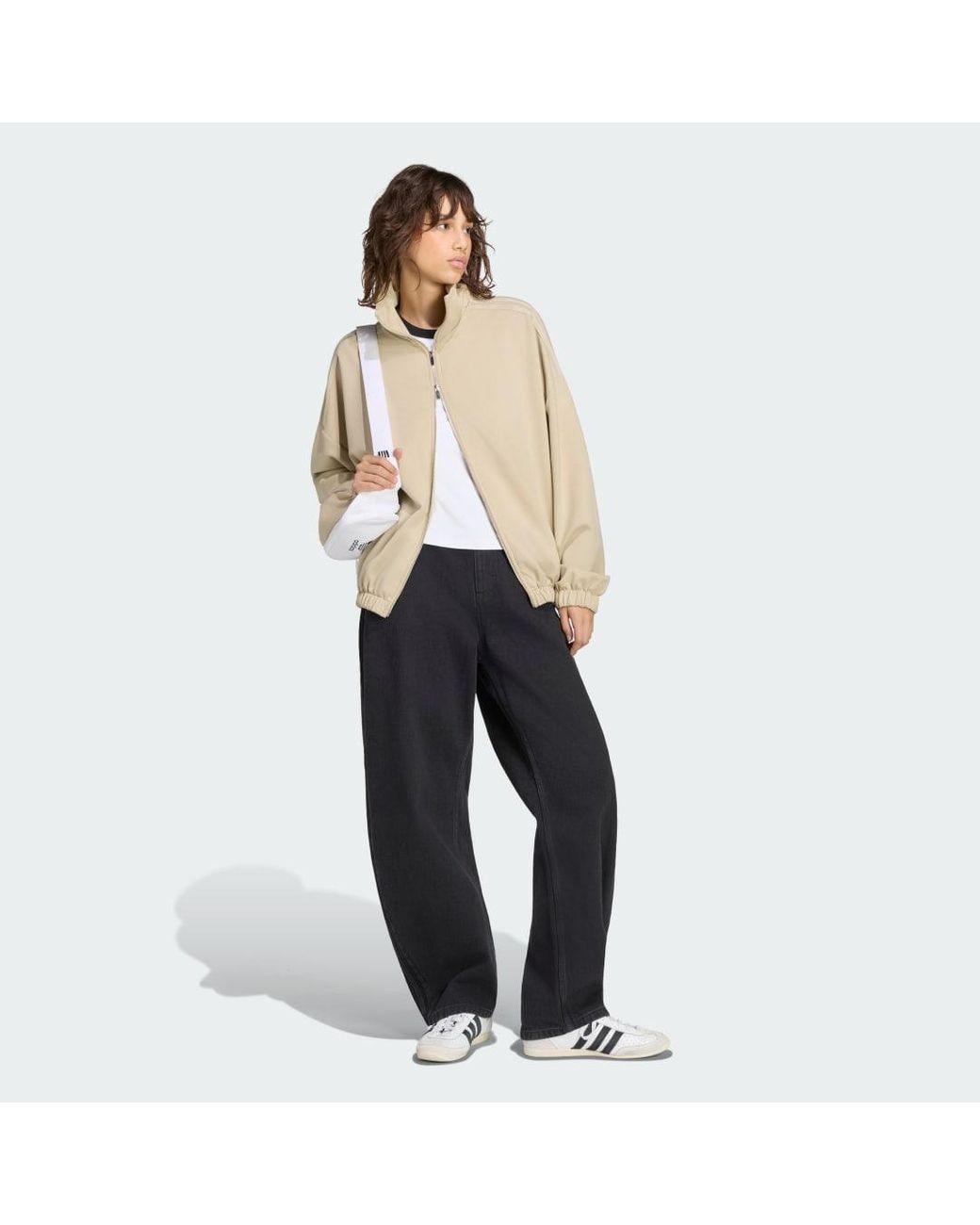Adidas Natural Full Zip Sweatshirt
