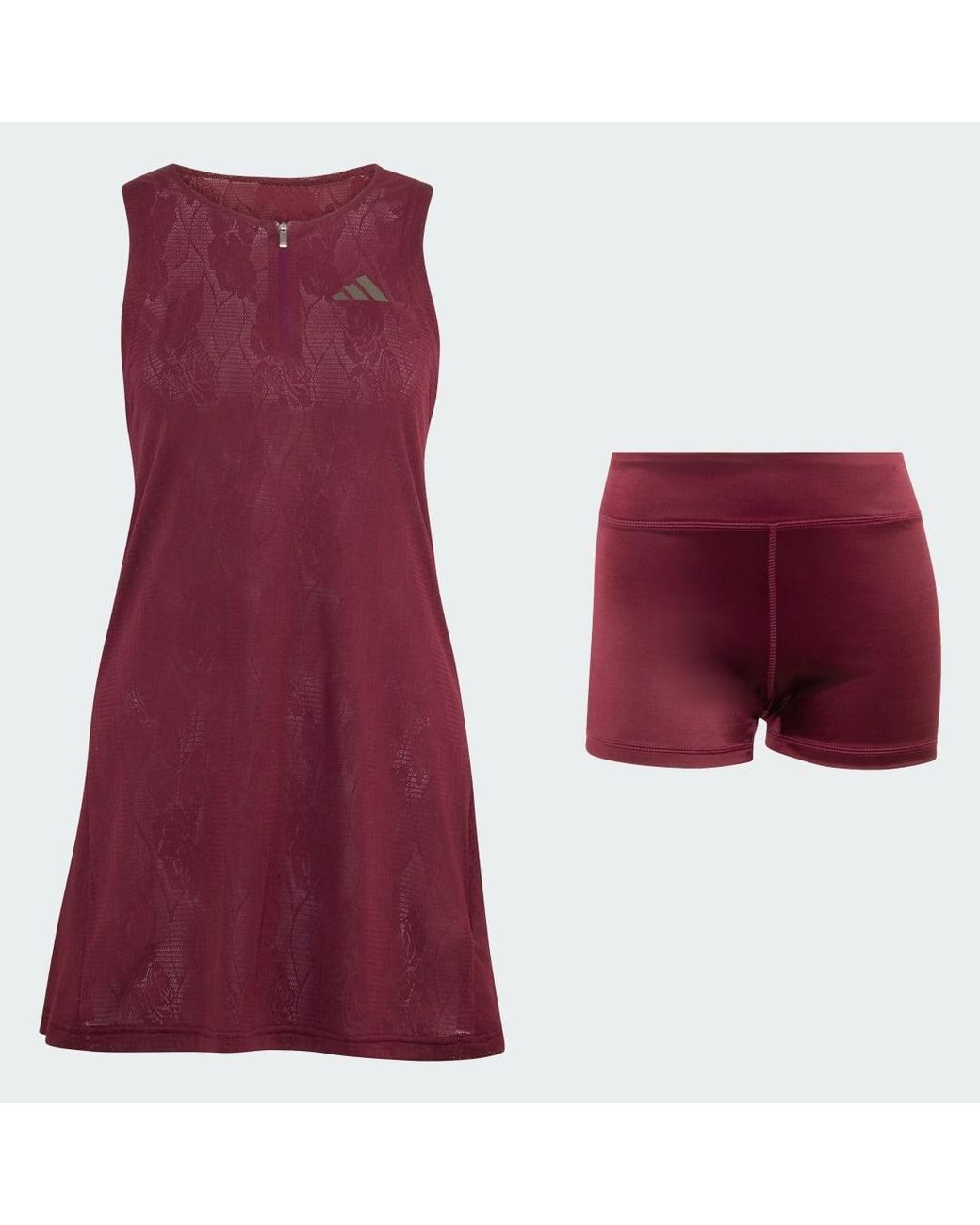 Adidas Purple Tennis Climacool Lace Dress Pro