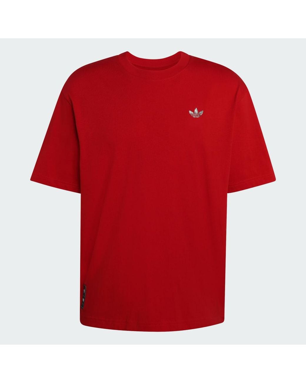 Adidas Red Archive Country Flag T-Shirt for men