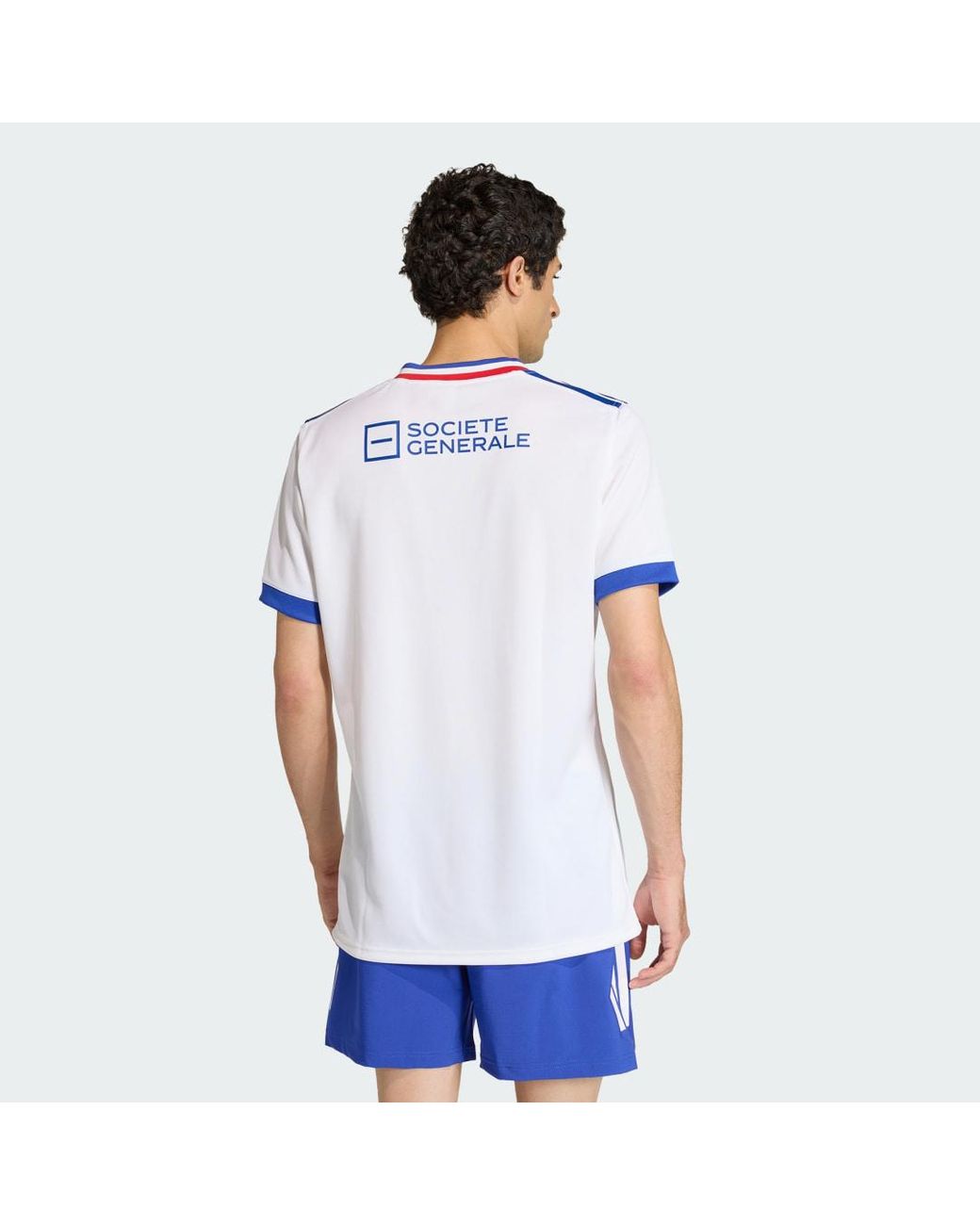 Adidas White France Rugby Alternate Replica Jersey for men