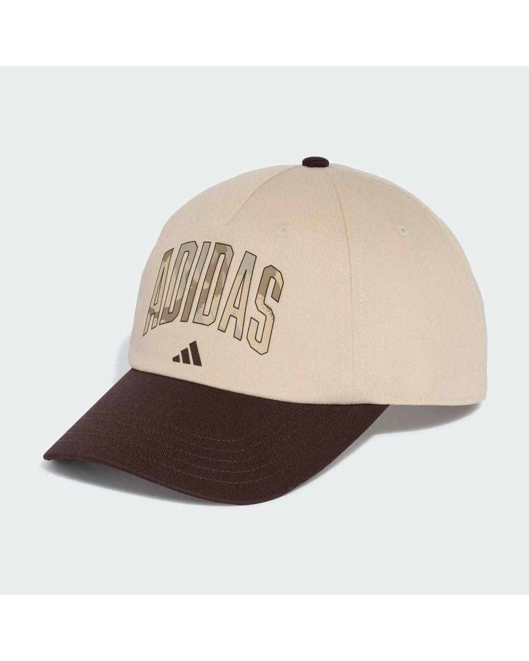 Adidas Natural Camo Graphic Dad Cap