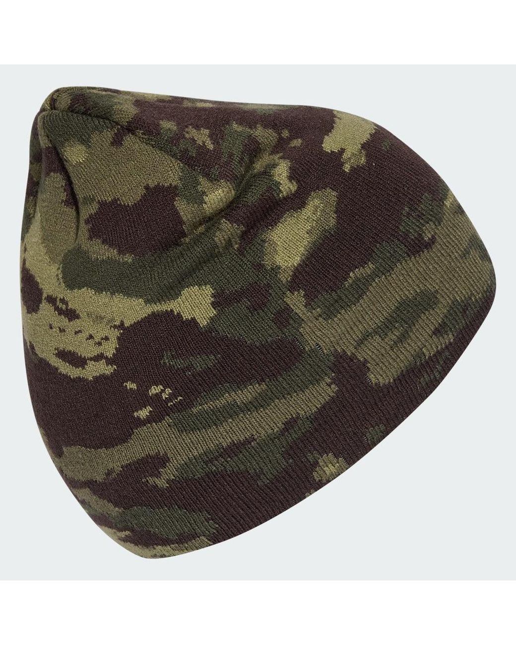 Berretto Cuffless Camo di Adidas in Green