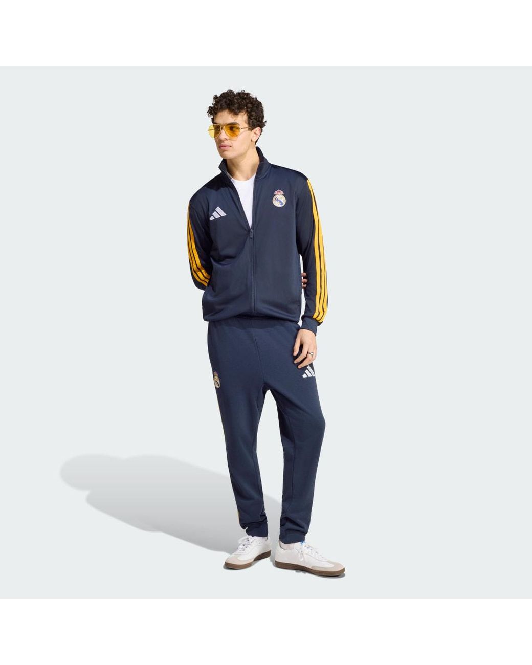 Adidas Blue Real Madrid Dna Track Top for men