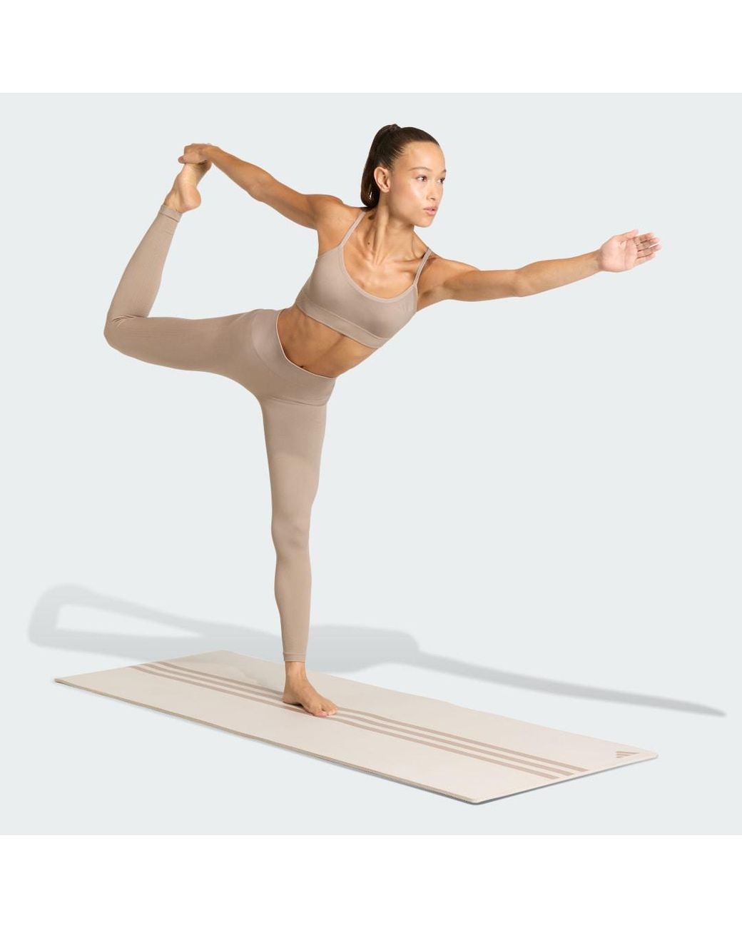 Adidas Natural Workout Essentials Knit Light Support Padded Bra