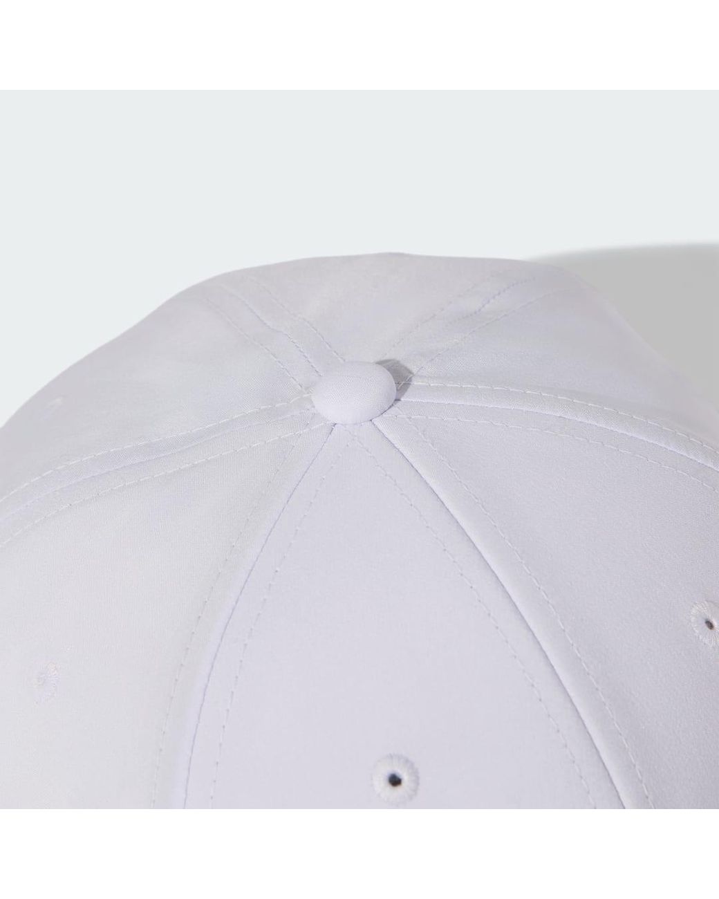 Adidas White New Logo Embroidered Baseball Cap