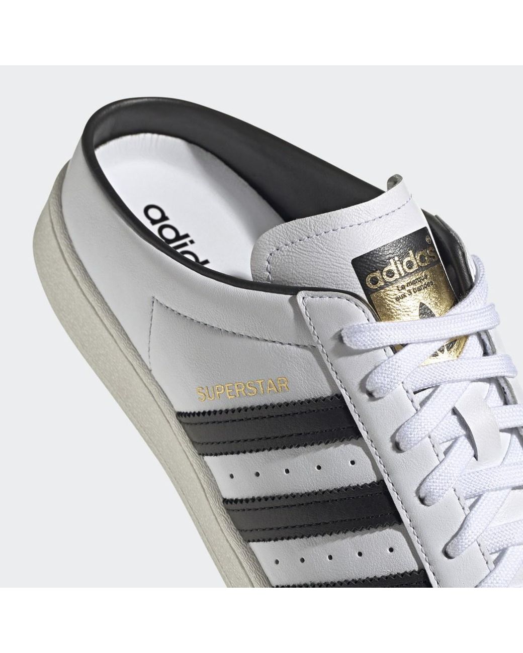 adidas Superstar Instappers in het Wit voor heren | Lyst NL