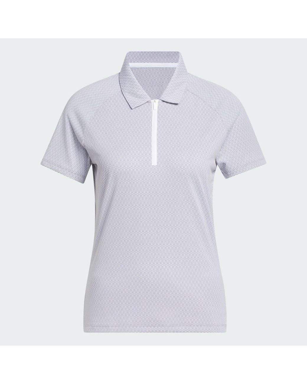 Adidas White Ultimate365 Melange Climacool Polo Shirt