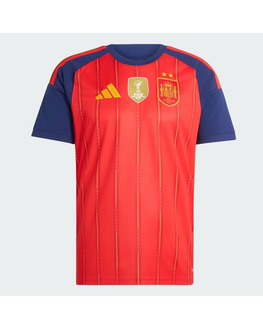 Adidas Red Spain 26 Home Winners Jersey for men