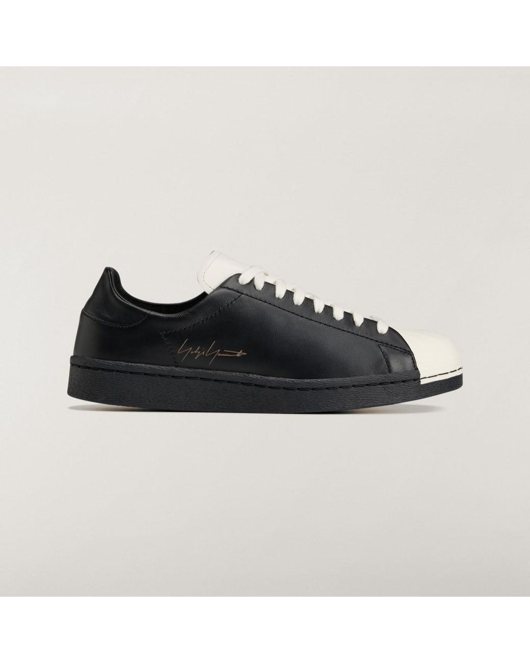 Adidas Black Y-3 Superstar Trainers