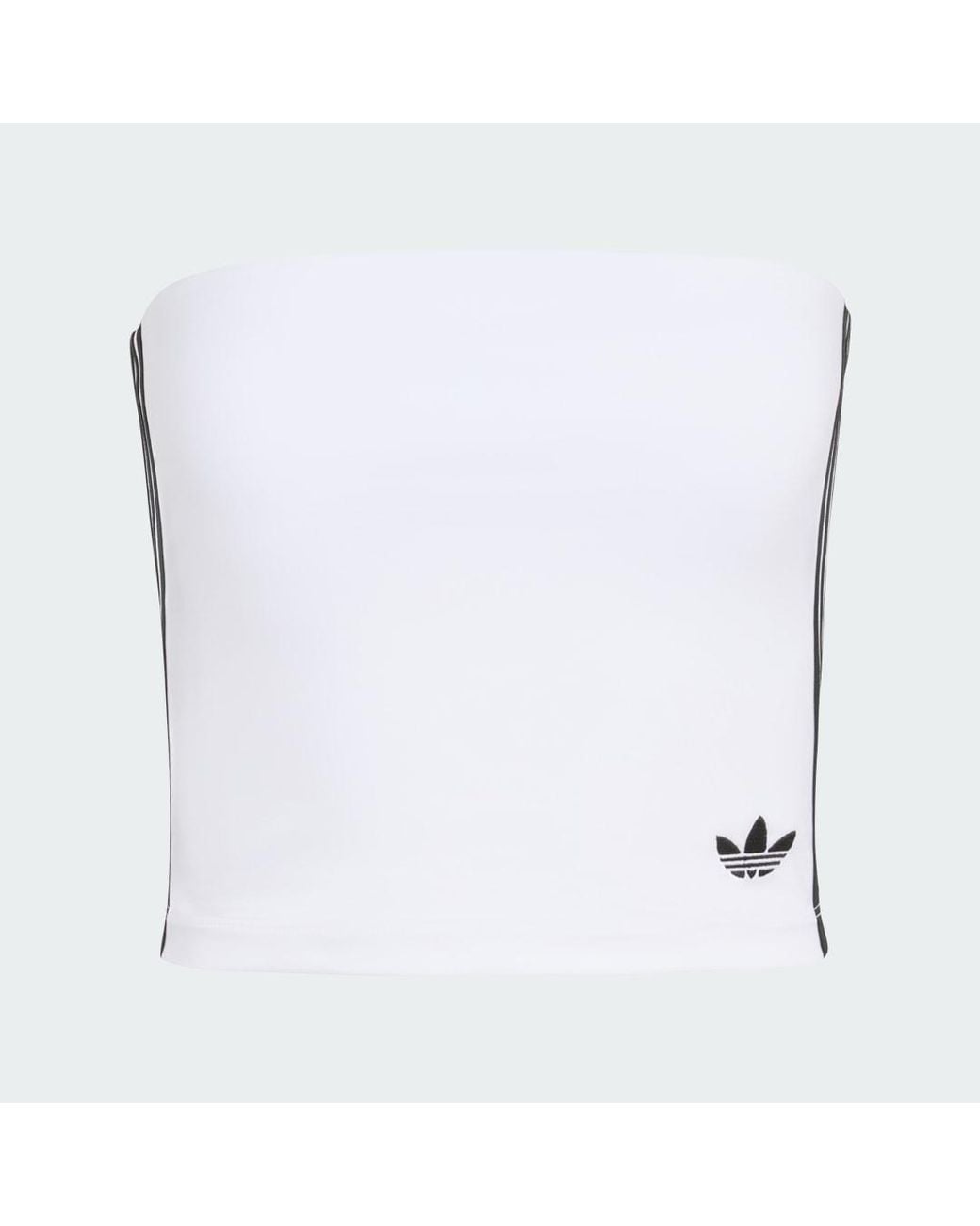 Adidas Originals Red 3 Stripes Tube Top