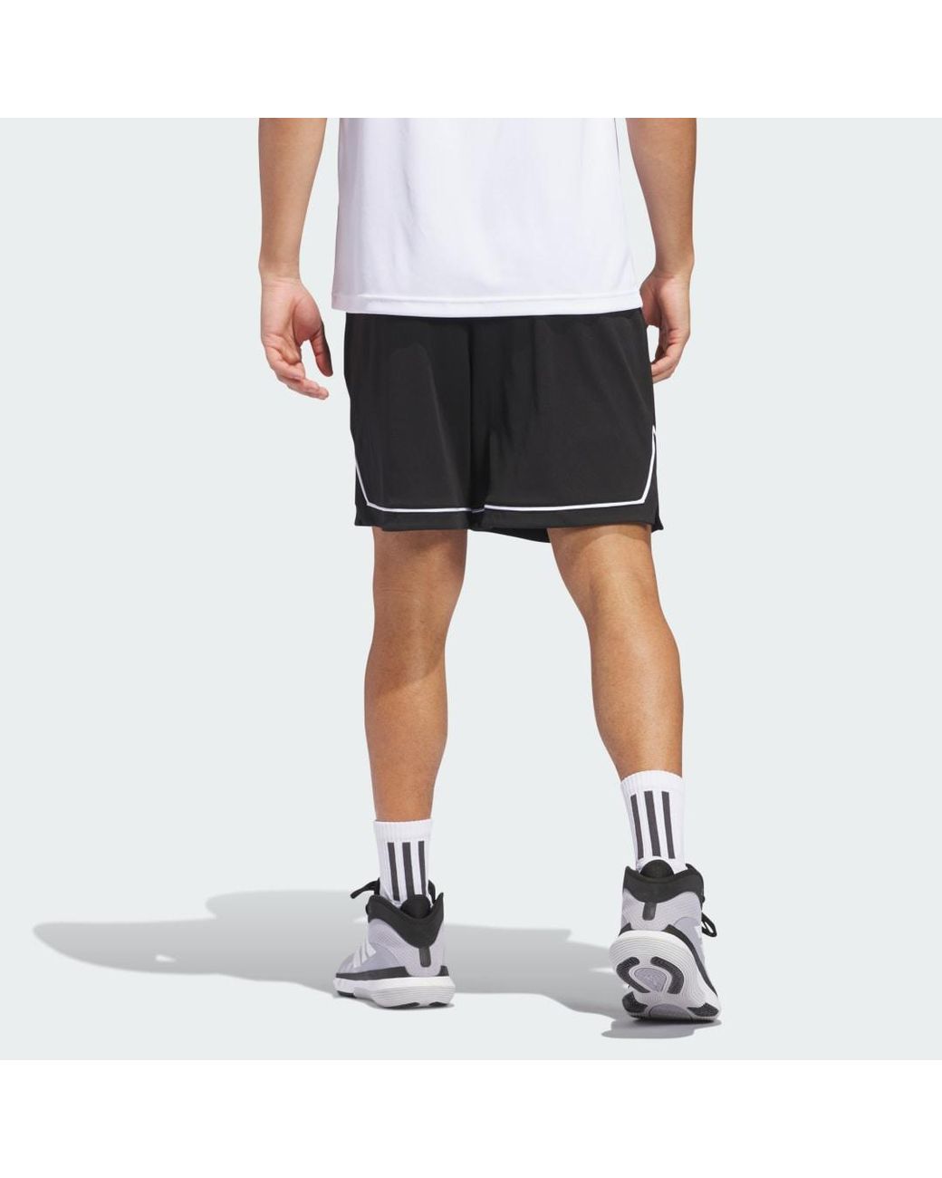 Adidas Originals Black Badge Of Sport Basketball Shorts for men