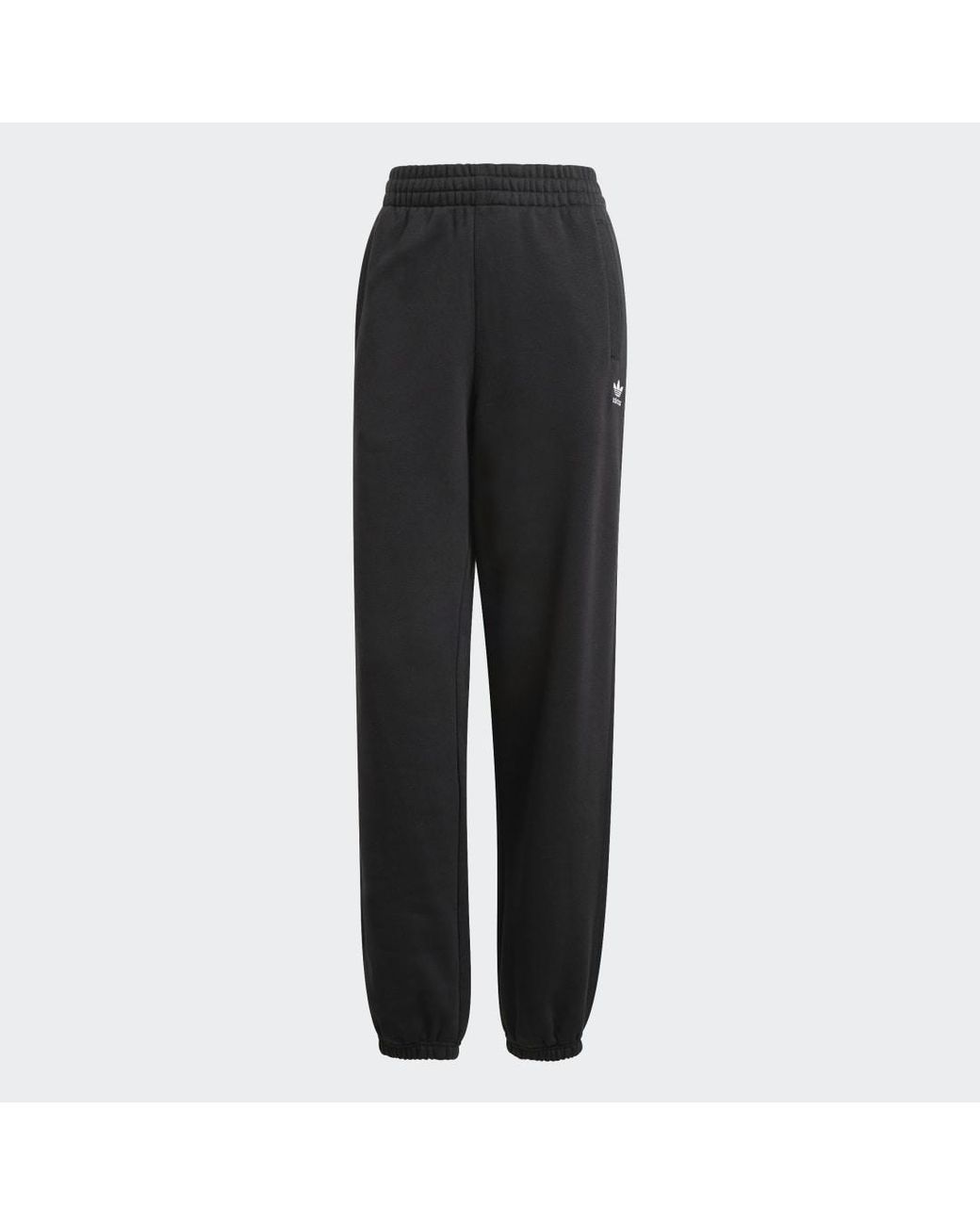 Adidas Black Essentials Fleece Loose Joggers