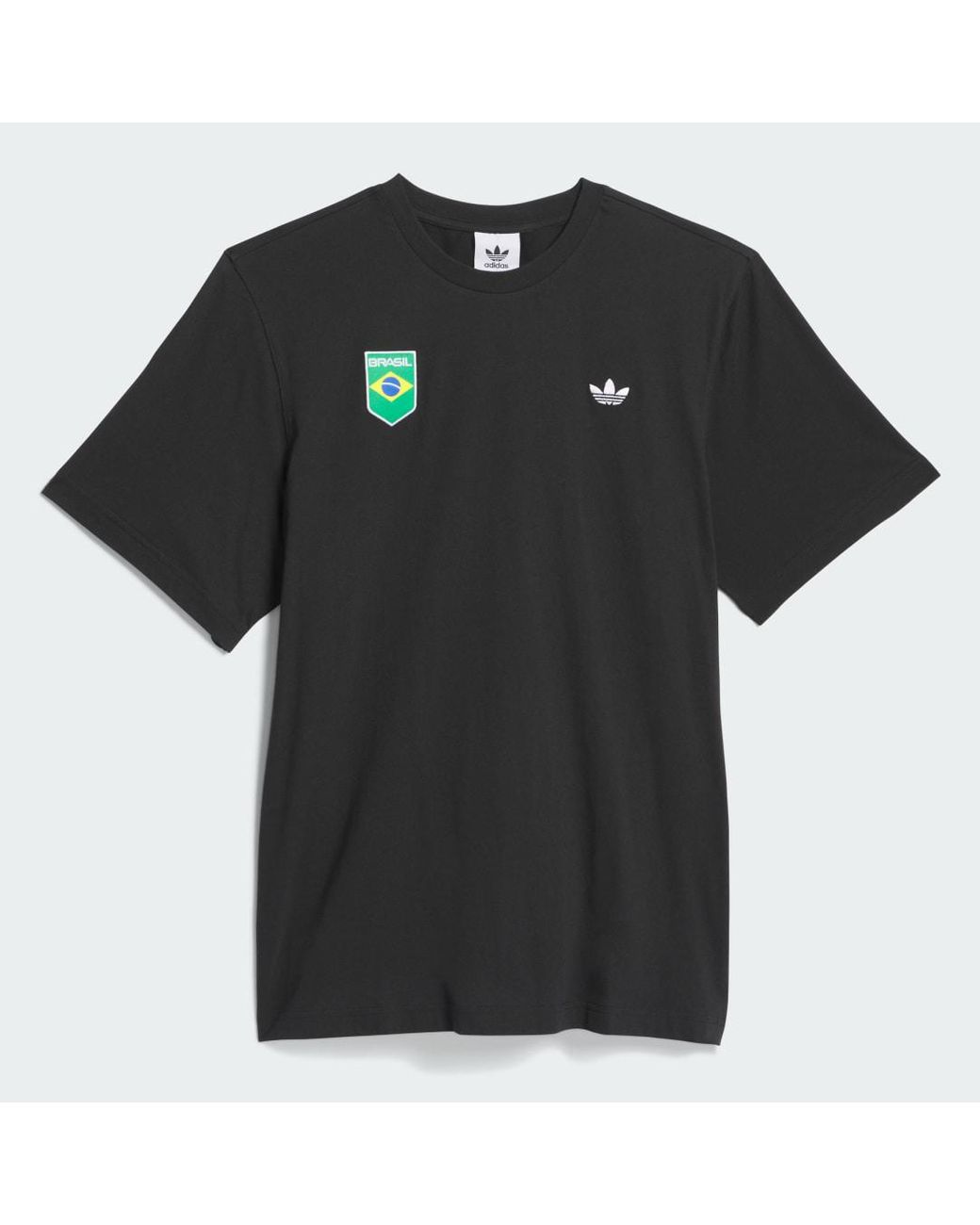adidas Brasil Criola Skateboarding T Shirt in Black for Men Lyst UK