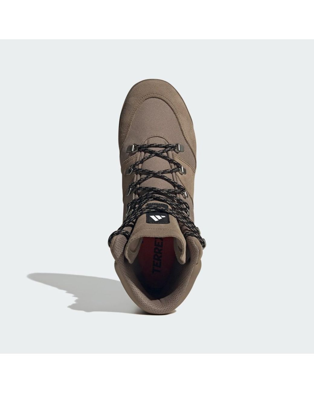 Adidas Brown Terrex Snowpitch Climawarm Hiking Shoes for men
