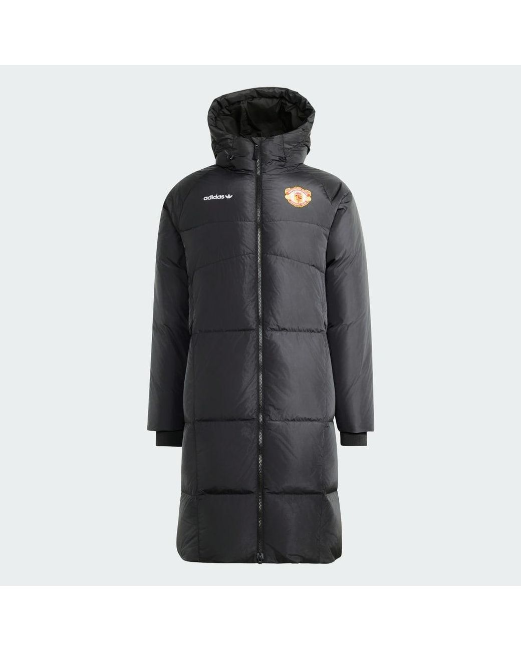 Adidas Black Manchester United Eqt Down Coat for men
